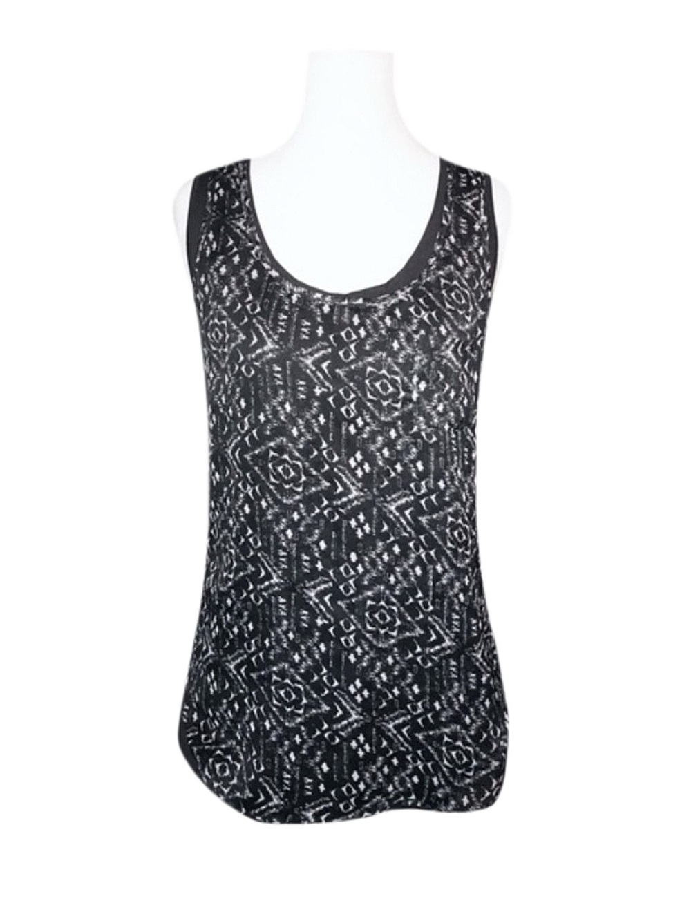 WET SEAL Women's Black Sheer Tank Top